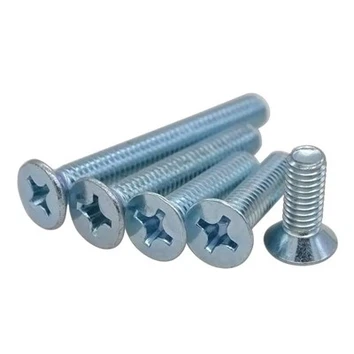 DIN965 Skru Kepala Rata Countersunk Bersilang
